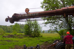 Berger Tower transport closup