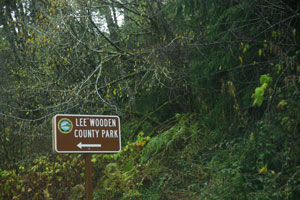 Sign: Lee Wooden Park