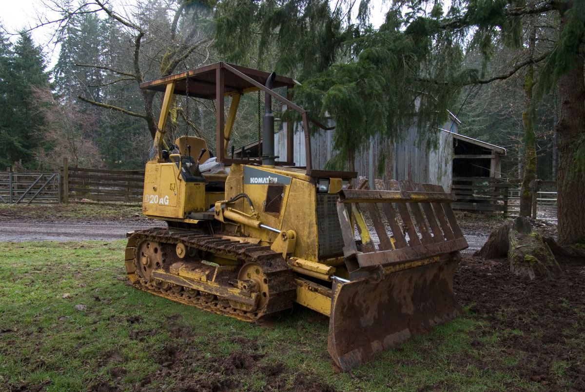 Komatsu D20 Dozer with PAT Blade